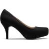 image:imageDREAM PAIRS Tiffany Womens Classic Elegant Versatile Low Stiletto Heel Dress Platform Pumps ShoesBlackSuede
