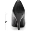 image:imageDREAM PAIRS Tiffany Womens Classic Elegant Versatile Low Stiletto Heel Dress Platform Pumps ShoesBlackpu