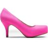 image:imageDREAM PAIRS Tiffany Womens Classic Elegant Versatile Low Stiletto Heel Dress Platform Pumps ShoesFuchsiaSuede
