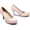 image:imageDREAM PAIRS Tiffany Womens Classic Elegant Versatile Low Stiletto Heel Dress Platform Pumps ShoesPinkSuede