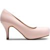 image:imageDREAM PAIRS Tiffany Womens Classic Elegant Versatile Low Stiletto Heel Dress Platform Pumps ShoesPinkSuede
