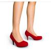 image:imageDREAM PAIRS Tiffany Womens Classic Elegant Versatile Low Stiletto Heel Dress Platform Pumps ShoesRed