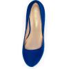 image:imageDREAM PAIRS Tiffany Womens Classic Elegant Versatile Low Stiletto Heel Dress Platform Pumps ShoesRoyalBlue