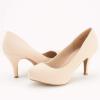 image:imageDREAM PAIRS Tiffany Womens Classic Elegant Versatile Low Stiletto Heel Dress Platform Pumps ShoesTiffannynudenubuck