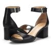 image:imageDREAM PAIRS Women Chunky Block Heels Open Toe Ankle Strap Buckle Comfortable Heeled Sandals Wedding Party Dress ShoesBlack Polyurethane