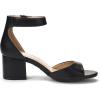 image:imageDREAM PAIRS Women Chunky Block Heels Open Toe Ankle Strap Buckle Comfortable Heeled Sandals Wedding Party Dress ShoesBlackPu