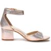 image:imageDREAM PAIRS Women Chunky Block Heels Open Toe Ankle Strap Buckle Comfortable Heeled Sandals Wedding Party Dress ShoesChampagnePearl