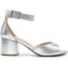 image:imageDREAM PAIRS Women Chunky Block Heels Open Toe Ankle Strap Buckle Comfortable Heeled Sandals Wedding Party Dress ShoesSilvermetallic