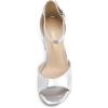 image:imageDREAM PAIRS Women Chunky Block Heels Open Toe Ankle Strap Buckle Comfortable Heeled Sandals Wedding Party Dress ShoesSilvermetallic