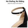 image:imageDREAM PAIRS Womens Chunk Low Heel Pump SandalsBlackSuede
