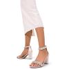 image:imageDREAM PAIRS Womens Chunk Low Heel Pump SandalsNude Pinksatin