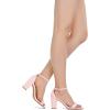 image:imageDREAM PAIRS Womens Chunk Low Heel Pump SandalsPink
