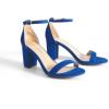 image:imageDREAM PAIRS Womens Chunk Low Heel Pump SandalsRoyalBlue