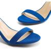 image:imageDREAM PAIRS Womens Chunk Low Heel Pump SandalsRoyalBlue
