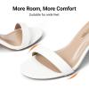image:imageDREAM PAIRS Womens Chunk Low Heel Pump SandalsWhitePu