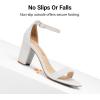 image:imageDREAM PAIRS Womens Chunk Low Heel Pump SandalsWhitepearl
