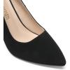 image:imageDREAM PAIRS Womens Closed Toe High Heels Dress Pointed Toe Wedding Pump ShoesBlackNubuck