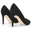 image:imageDREAM PAIRS Womens Closed Toe High Heels Dress Pointed Toe Wedding Pump ShoesBlackNubuck