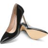 image:imageDREAM PAIRS Womens Closed Toe High Heels Dress Pointed Toe Wedding Pump ShoesBlackPat