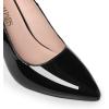 image:imageDREAM PAIRS Womens Closed Toe High Heels Dress Pointed Toe Wedding Pump ShoesBlackPat