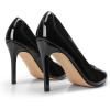image:imageDREAM PAIRS Womens Closed Toe High Heels Dress Pointed Toe Wedding Pump ShoesBlackPat