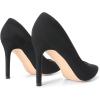 image:imageDREAM PAIRS Womens Closed Toe High Heels Dress Pointed Toe Wedding Pump ShoesBlackSuede
