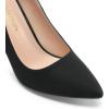 image:imageDREAM PAIRS Womens Closed Toe High Heels Dress Pointed Toe Wedding Pump ShoesBlackSuede