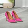 image:imageDREAM PAIRS Womens Closed Toe High Heels Dress Pointed Toe Wedding Pump ShoesFuchsiaSuede