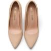 image:imageDREAM PAIRS Womens Closed Toe High Heels Dress Pointed Toe Wedding Pump ShoesNudeNubuck