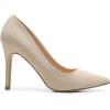 image:imageDREAM PAIRS Womens Closed Toe High Heels Dress Pointed Toe Wedding Pump ShoesNudeSuede