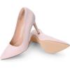 image:imageDREAM PAIRS Womens Closed Toe High Heels Dress Pointed Toe Wedding Pump ShoesPinkSuede