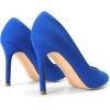 image:imageDREAM PAIRS Womens Closed Toe High Heels Dress Pointed Toe Wedding Pump ShoesRoyalBlue