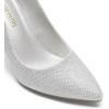image:imageDREAM PAIRS Womens Closed Toe High Heels Dress Pointed Toe Wedding Pump ShoesSilverGlitter