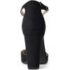 image:imageDREAM PAIRS Womens Coco High Heels Chunky Block Pumps Pointed Closed Toe Ankle Strap Dress ShoesBlackSuede