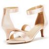 image:imageDREAM PAIRS Womens Fiona Fashion Stilettos Open Toe Pump Heeled SandalsChampagne