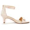 image:imageDREAM PAIRS Womens Fiona Fashion Stilettos Open Toe Pump Heeled SandalsChampagne