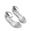 image:imageDREAM PAIRS Womens Fiona Fashion Stilettos Open Toe Pump Heeled SandalsSilverGlitter