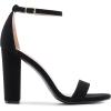 image:imageDREAM PAIRS Womens HiChunk High Heel Pump SandalsBlackNubuck