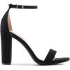 image:imageDREAM PAIRS Womens HiChunk High Heel Pump SandalsBlackSuede