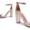 image:imageDREAM PAIRS Womens HiChunk High Heel Pump SandalsChampagnePearl