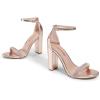 image:imageDREAM PAIRS Womens HiChunk High Heel Pump SandalsChampagnerhinestone