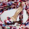 image:imageDREAM PAIRS Womens HiChunk High Heel Pump SandalsFloral
