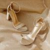 image:imageDREAM PAIRS Womens HiChunk High Heel Pump SandalsGoldGlitter