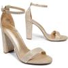 image:imageDREAM PAIRS Womens HiChunk High Heel Pump SandalsGoldGlitter