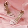 image:imageDREAM PAIRS Womens HiChunk High Heel Pump SandalsPinkSuede