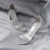 image:imageDREAM PAIRS Womens HiChunk High Heel Pump SandalsSilverGlitter