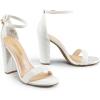 image:imageDREAM PAIRS Womens HiChunk High Heel Pump SandalsWhitepearl