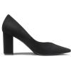 image:imageDREAM PAIRS Womens High Chunky Closed Toe Block Heels Pointed Toe Wedding Party Elegant Slip On Pumps ShoesBlack