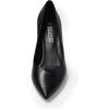 image:imageDREAM PAIRS Womens High Chunky Closed Toe Block Heels Pointed Toe Wedding Party Elegant Slip On Pumps ShoesBlackPu