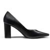 image:imageDREAM PAIRS Womens High Chunky Closed Toe Block Heels Pointed Toe Wedding Party Elegant Slip On Pumps ShoesBlackPu